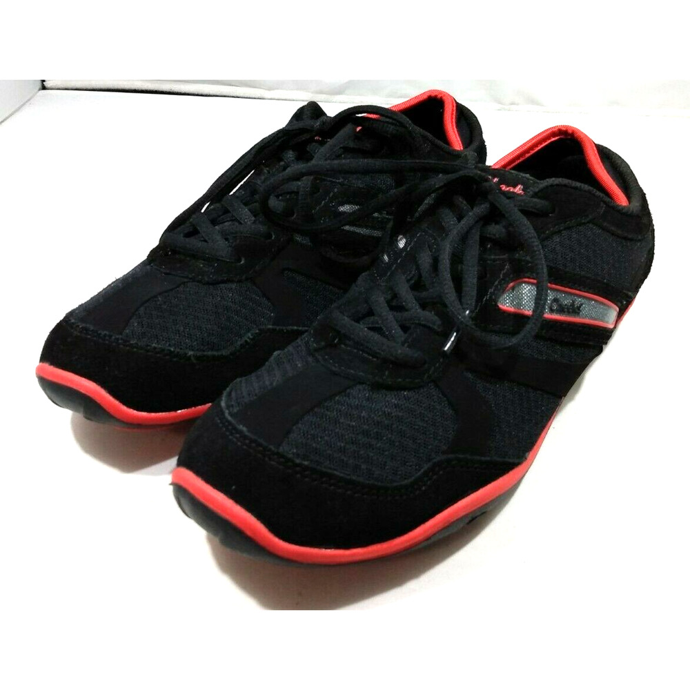 Tony Little Cheeks Fit Body Barefoot Shoes Red Black Trainer Sneaker Women Sz 11